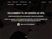 Tablet Screenshot of gameinventors.dk